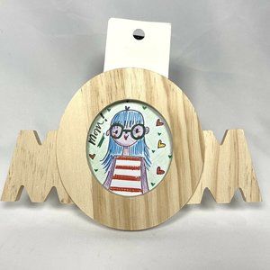 Hand Made Modern Mom Small Wood Picture Frame NEW